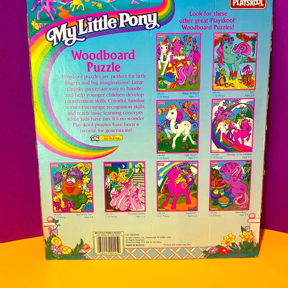 MY LITTLE PONY G2 VINTAGE 1997 SWEET BERRY WOOD PUZZLE PLAYSZkOOL - Picture 2 of 16